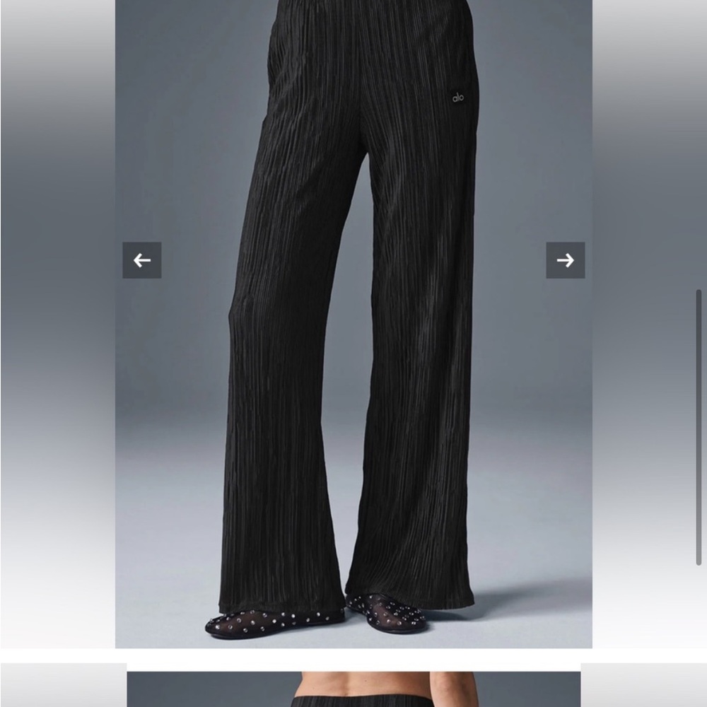 ALO Yoga Black Wide Leg Pants